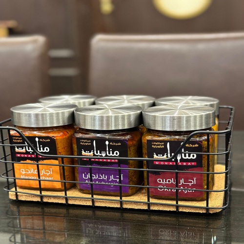 monasabat restaurant - A box of maabouj and agar - بوكس معابيج و أجار جديد مكون من ( أجار باميه + أجار باذنجان + أجار مانجا + أجار كويتي + معبوج أحمر + معبوج أخضر )