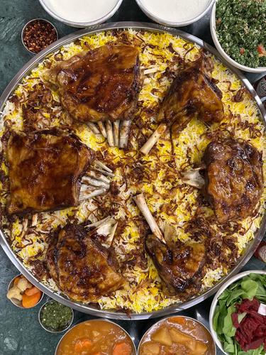 Tray MACHBOUS NAEEMI MEAT BARBEQUE