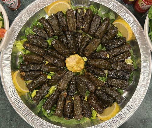Grape leaves platter for 4 people