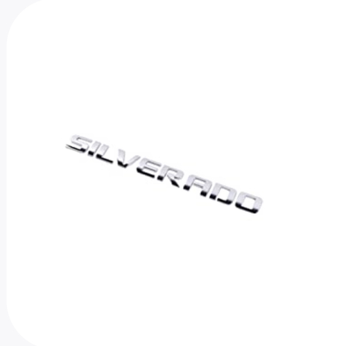 علامة سلفرادو - علامة سلفرادو  براند امريكي كواليتي ممتاز  الاحرف لون كروم نفس لون الوكاله ونفس المقاس  السعر للحبه فقط