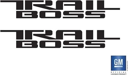 طقم استيكر trail boss اسود - طقم استيكر مداقر trail boss  اصلي ليسن جي ام