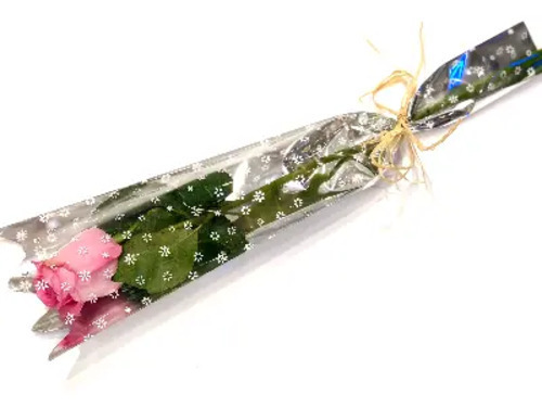 Pink Gory Rose - Pink rose with solvan wrapping