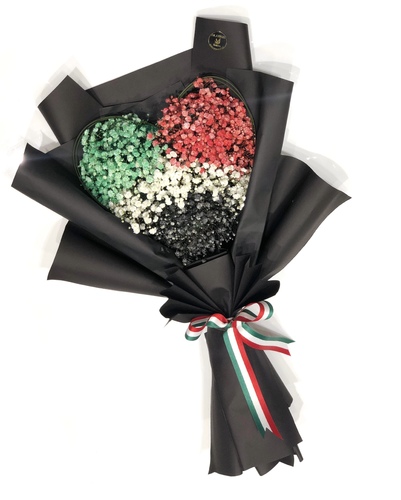 Bouquet flag kuwait