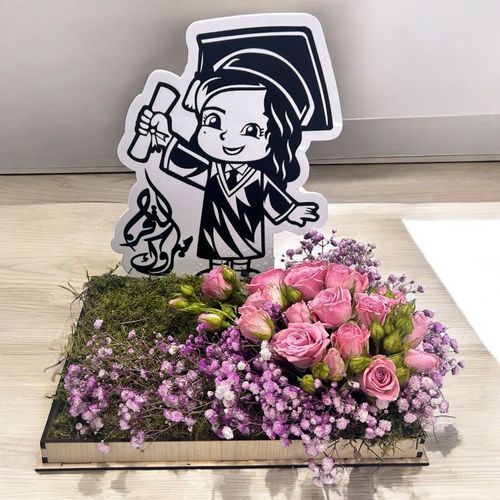 Graduation box2 - Flower Graduation Box for Girls
