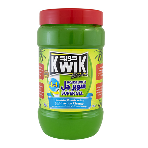 KWIK Super Gel 1 Kg - KWIK Super Gel Multi-action cleaner ideal for cleaning virtually anything - removing stains and killing germs.