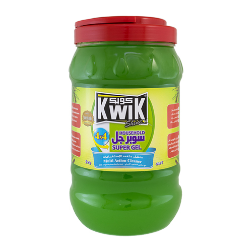 KWIK Super Gel 2 Kg - KWIK Super Gel Multi-action cleaner ideal for cleaning virtually anything - removing stains and killing germs.