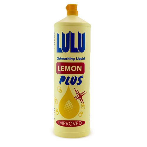 LULU Dish Wash Liquid Lemon 500 ml - Lulu Dish Washing is a lemon scented liquid soap, effective on hard grease, removes food burnt and makes your dishes smells fresh.