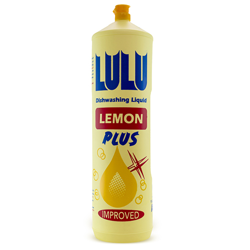 LULU Dish Wash Liquid Lemon 1 Ltr - Lulu Dish Washing is a lemon scented liquid soap, effective on hard grease, removes food burnt and makes your dishes smells fresh.
