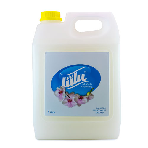 LULU Orchid Songs Hand Wash 4 ltr - Lulu hand wash leaves your hands deeply clean, soft and perfumed. Available in wide fragrances variety