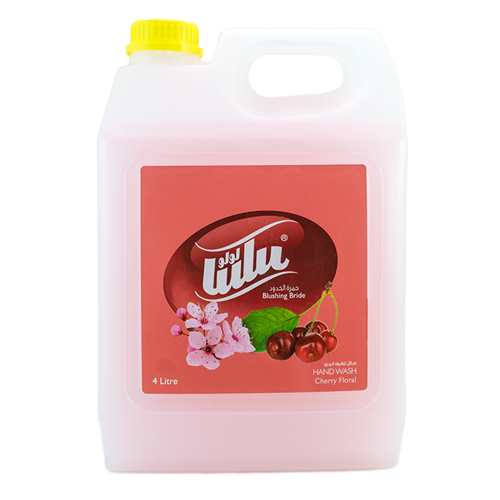 LULU cherry floral Hand Wash 4 ltr - Lulu hand wash leaves your hands deeply clean, soft and perfumed. Available in wide fragrances variety