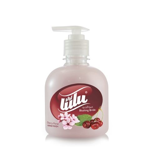 LULU cherry floral Hand Wash 320 ml - Lulu hand wash leaves your hands deeply clean, soft and perfumed. Available in wide fragrances variety