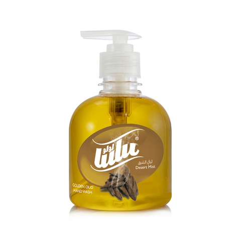 Al Sharhan Industries - LULU golden oud Hand Wash 320 ml - Lulu hand wash leaves your hands deeply clean, soft and perfumed. Available in wide fragrances variety