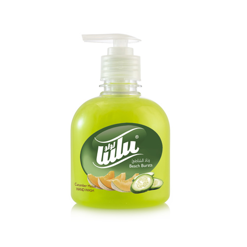 Al Sharhan Industries - LULU cucumber melon Hand Wash 320 ml - Lulu hand wash leaves your hands deeply clean, soft and perfumed. Available in wide fragrances variety