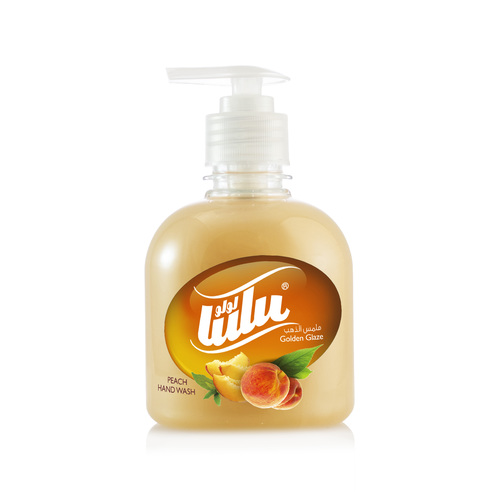 LULU peach Hand Wash 320 ml - Lulu hand wash leaves your hands deeply clean, soft and perfumed. Available in wide fragrances variety