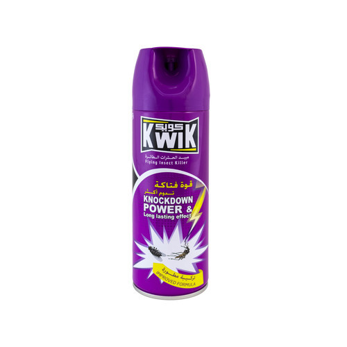 Al Sharhan Industries - KWIK Knock Down Power Flying 300 ml - KWIK Flying Insect Killer with strong power that kills Flies Mosquitos and other insects