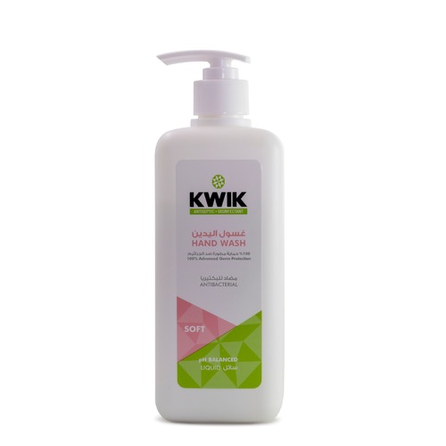 Al Sharhan Industries - KWIK HAND WASH ANTIBACTERIAL (SOFT) 500 ml - Especially
formulated for personal use to help keep you safe from disease causing
micro organism such as bacteria and viruses exceptionally mild the product
allows for frequent use leaving hands 99.9 % germ free refreshingly clean
moisturized and pleasantly fragranced  - kills
99.9% of germs  - PH
balanced formula    





-
accredited by the Kuwait ministry of Health (medically classified)