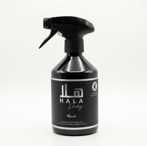 Hala Home & Upholstery Fragrance Spray (BAZZA) - Hala Home & Upholstery Fragrance Spray 
 Product Highlights: Home and Upholstery Fragrance Spray&nbsp; Long Lasting Fragrance Instant freshness&nbsp; Targeted application&nbsp; Premium quality 
 Benefit: One spray to reset your mood and add your touch to the house Daily and special occasions usage 
 Why? Designed for Kuwaiti homes Concentrated Perfume&nbsp;&nbsp; luxurious home fragrance spray designed to freshen your home Big size 500 ml