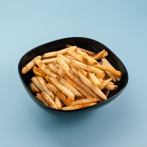 Normal French Fries - French fries, chopped parsley and paprika powder.
