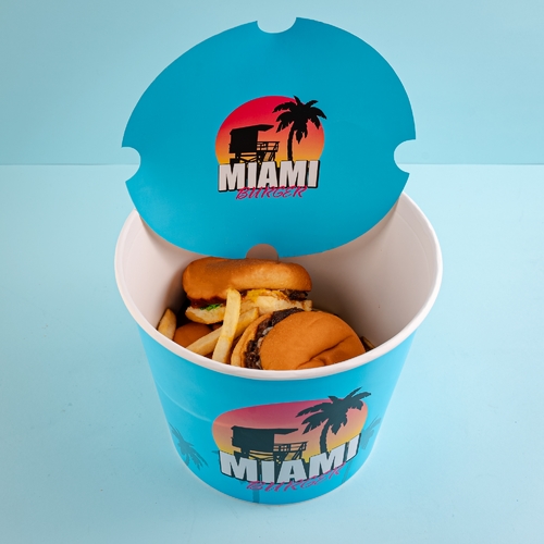 Miami tub - (2 kind of new Burger and one Fries and one soft drinks)