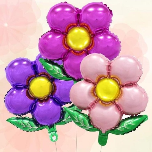balloons flowers