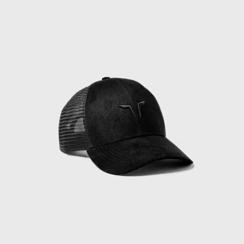 WOLF TRUCKER CAP – BLACK