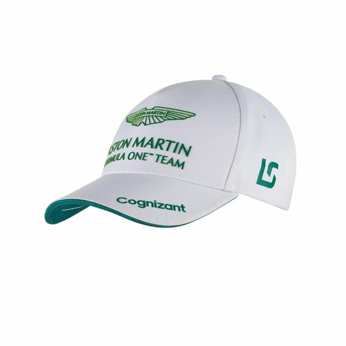AMCF1 OFFICIAL DRIVER LS CAP WHITE 07