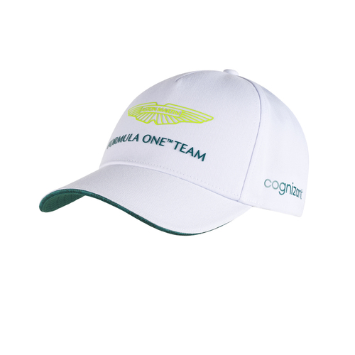 AMF1 OFFICIAL LS CAP-WHITE 04