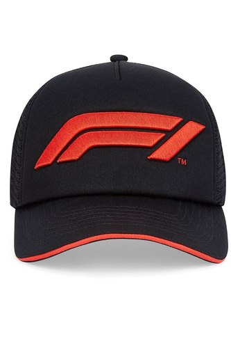 FORMULA 1 LARGE LOGO TRUCKER CAP BLACK