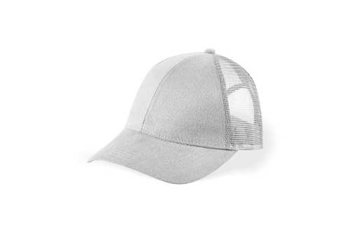 Suede Trucker Silver Cap