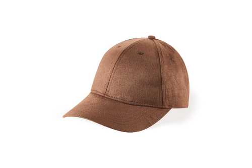 Full Suede Brown Cap