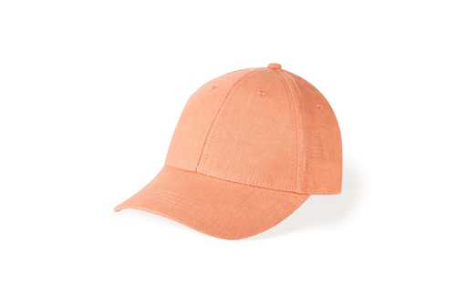 Linen Peach Cap