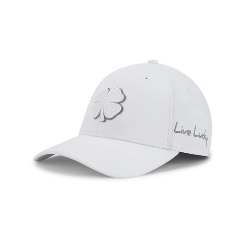 UAE PREMIUM CLOVER 70 WHITE AND SILVER CAP - ADJUSTABLE/NON ADJUSTABLE