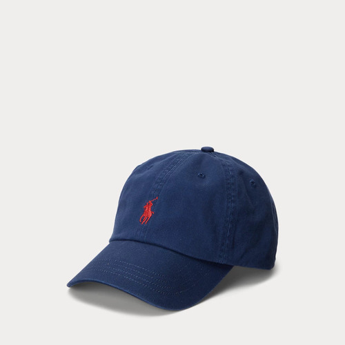 Cotton Chino Ball Cap Navy Pont Logo