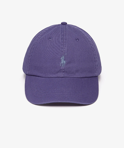 Cotton Chino Ball Cap Purple Pony Logo