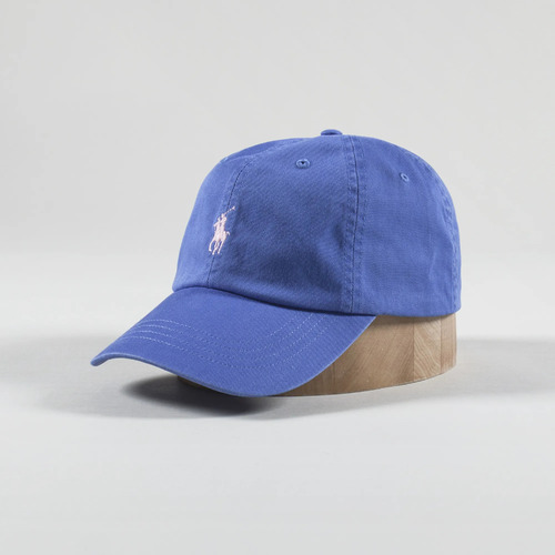 Cotton Chino Ball Cap BluePony Logo