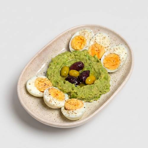 Boiled Eggs With Avocado