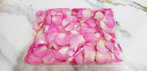 Pink Rose Petals 1601 - size of bag  25cm X 30cm