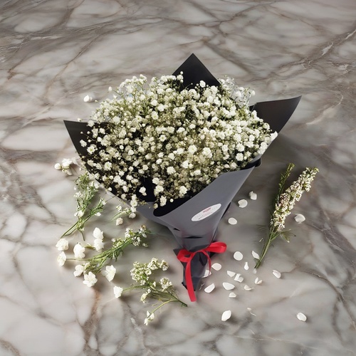 White Gypsophilia Bouquet 1123 - White Gypsophilia Bouquet