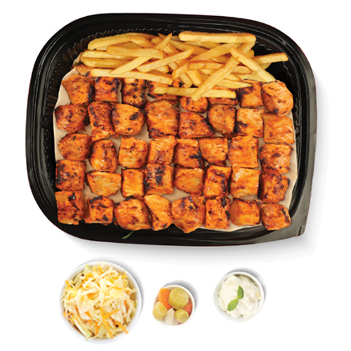 Large Taouk Platter - 8 Taouk, French Fries, Garlic Paste & Mixed Pickles