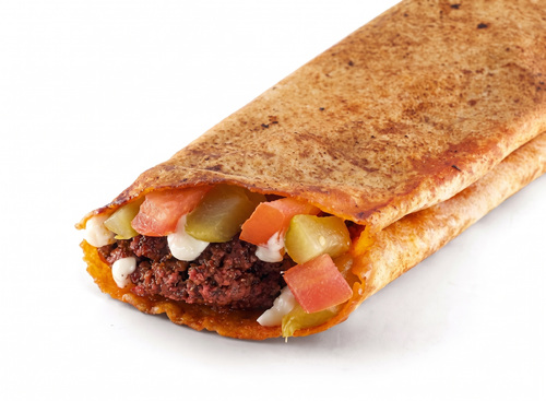Lebanese soujok - soujok meat, tomato, pickles and garlic