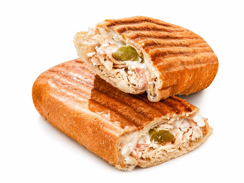 Old fashion chicken - Grilled chicken,pickles,garlic,in submarine bread