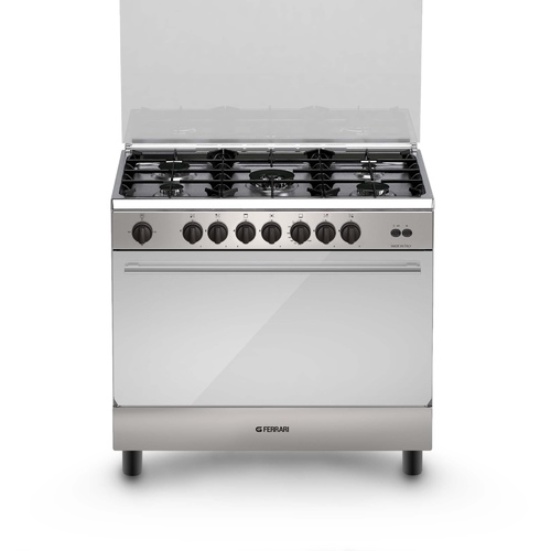 Gas Cooker - Specifications:

Five gas burners

Heavy Duty Curve Iron Holders

movable glass cover

Oven volume 119 liters

Grill with chicken skewer and
oven with fan

Stainless steel, easy to clean

Safety With Auto Ignition

Made in italy

One year warranty