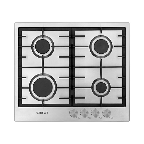 Gas Hob Built In 60 cm - Specifications:

Built-in hob 60cm

Heavy Duty Iron Bras

Four gas burners, 6250 watts

Separate control keys

Stainless steel, easy to clean

Safety With Auto Ignition

Made in italy

One year warranty