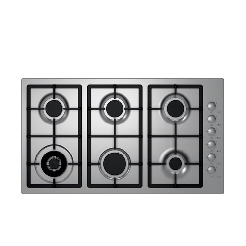 Gas Hob Built In 90 cm - Specifications:

Built-in hob 90 cm

Heavy Duty Iron Bras

Six gas burners with a power of
12750 watts

Separate side control switches

Stainless steel, easy to clean

Safety With Auto Ignition

Made in italy

One year warranty