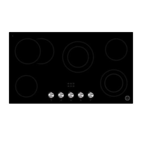 Ceramic Electric Hob Built In - Specifications:

Built-in hob 90 cm

Five electric eyes, with a power
of 8600 watts

Center knobs with 9 power levels

Heat-containing glass is easy to
clean

Made in italy

One year warranty