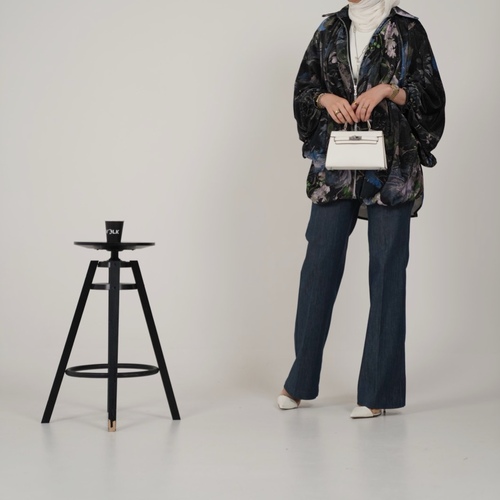 code98 - ربيعي جاكيت مخمل خفيف فري سايز