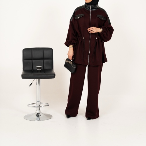 code323 - تريننق الخام ربيعي جاكت فري سايز البنطلون مقاسات