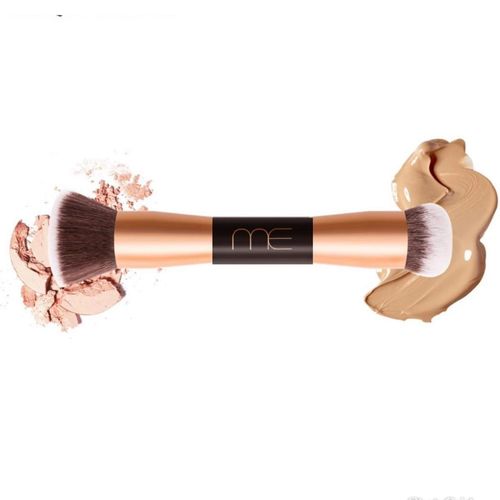 ME Cosmetics - Makeup Brush - High Quality Customized Advanced Face Both Powder Liquid Foundation Application Double Ended Two Head Makeup Brush