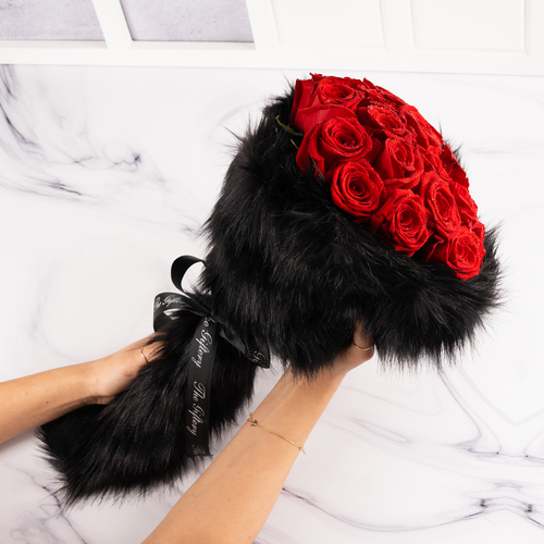 Black Fur Bouquet