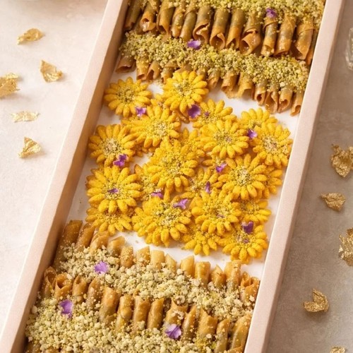 sweet flower and roll